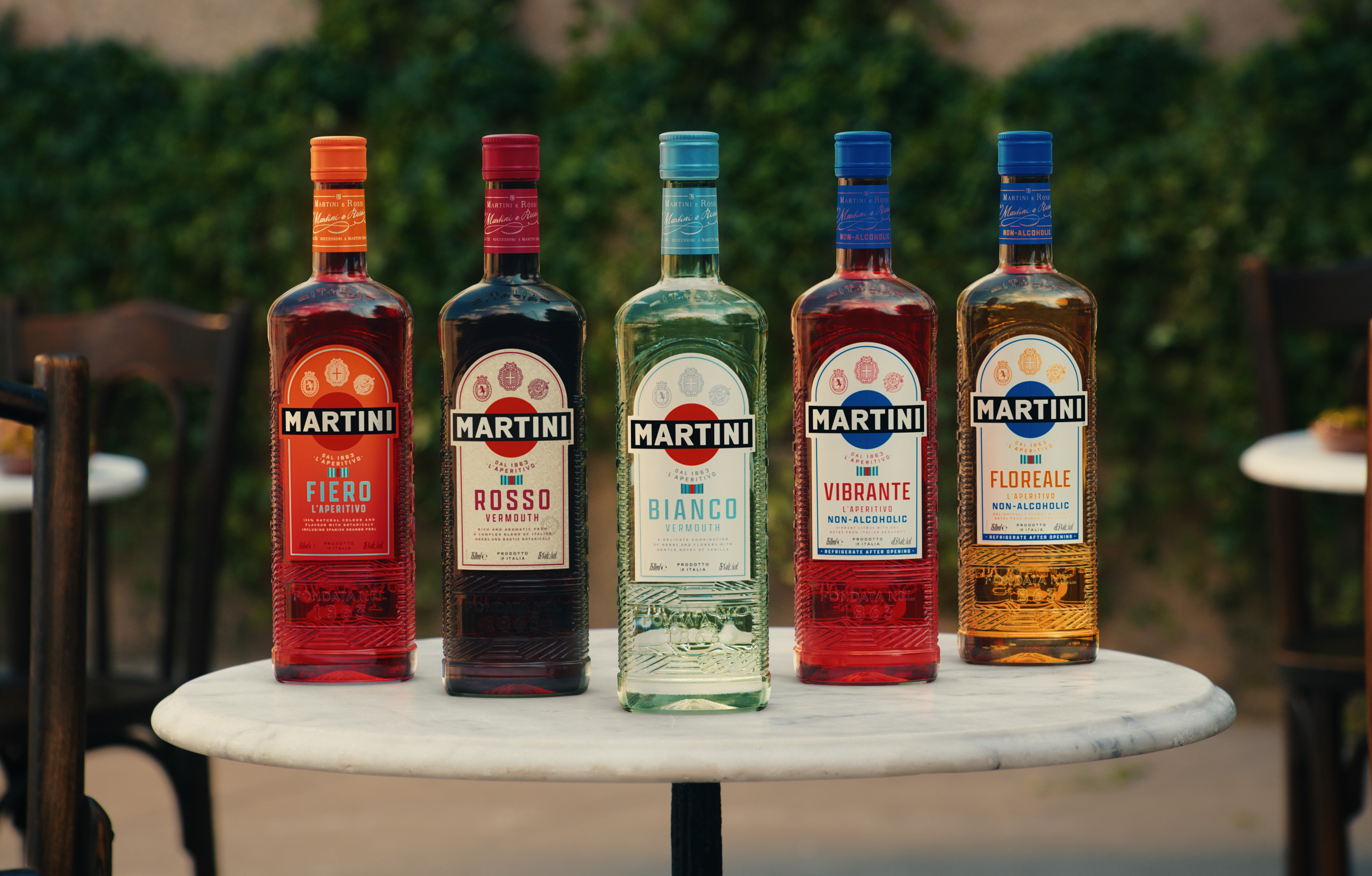 Martini Dry, Bianco, Rosso